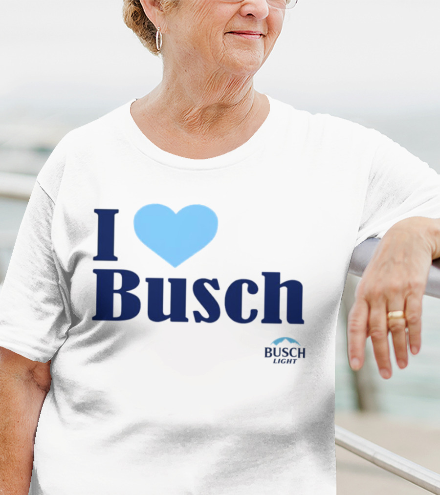 I Love Busch Light Busch Heart T-Shirt