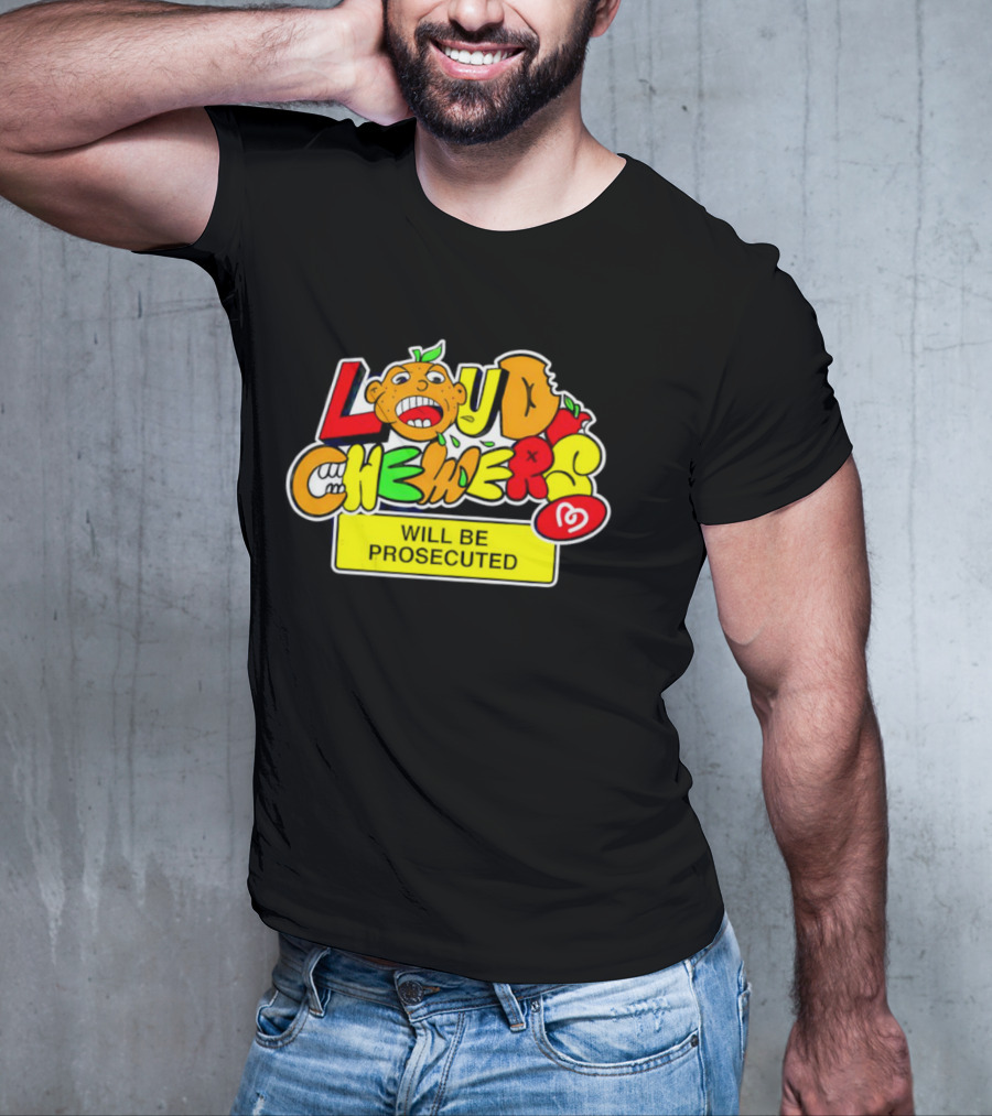 Loud Chewers Will Be Prosecuted Ice Cream Cartoon T-Shirt