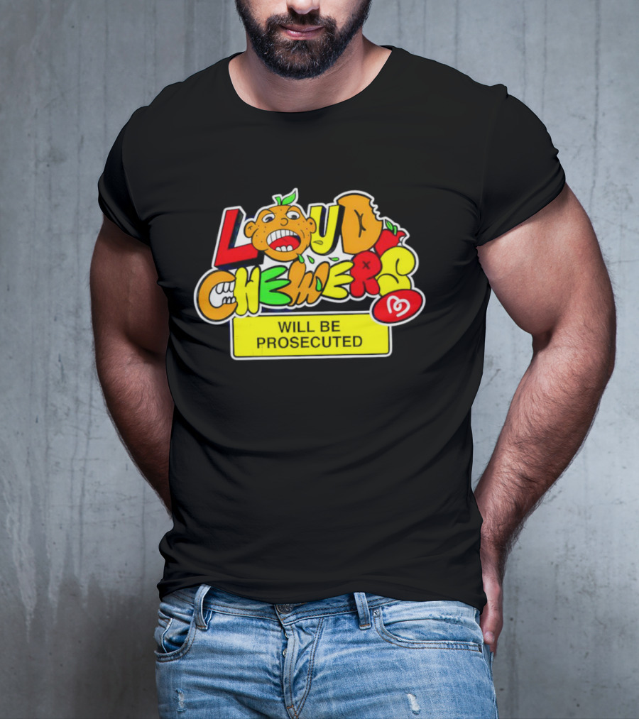 Loud Chewers Will Be Prosecuted Ice Cream Cartoon T-Shirt