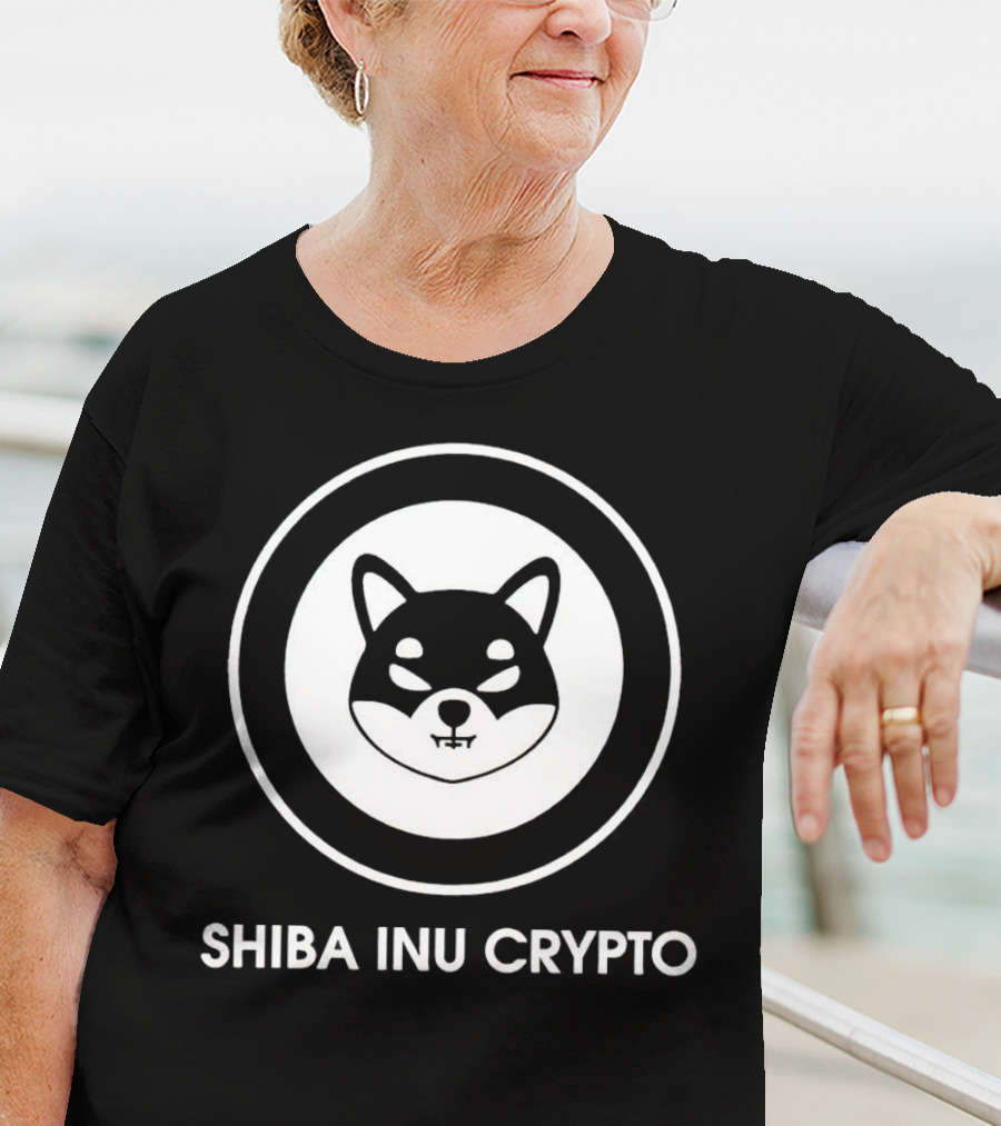 Shiba Inu Crypto Symbol Circle T-Shirt