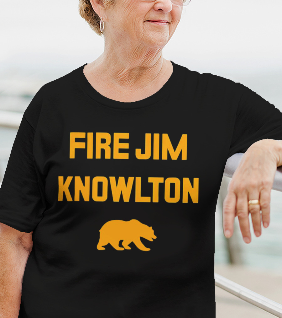 California Golden Bears Fire Jim Knowlton Bear T-Shirt