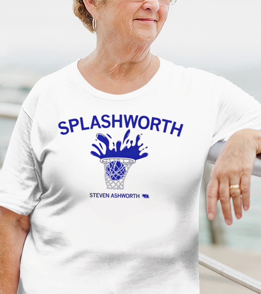 Splashworth Basketball Steven Ashworth Splash Dunk T-Shirt