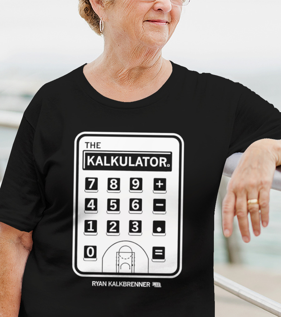 Ryan Kalkbrenner The Kalkulator Basketball Court Number 11 T-Shirt
