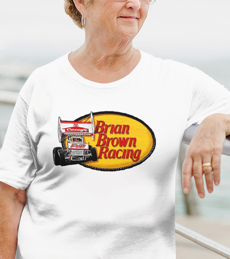 Brian Brown Racing Casey's FVP Sprint Car Racing T-Shirt