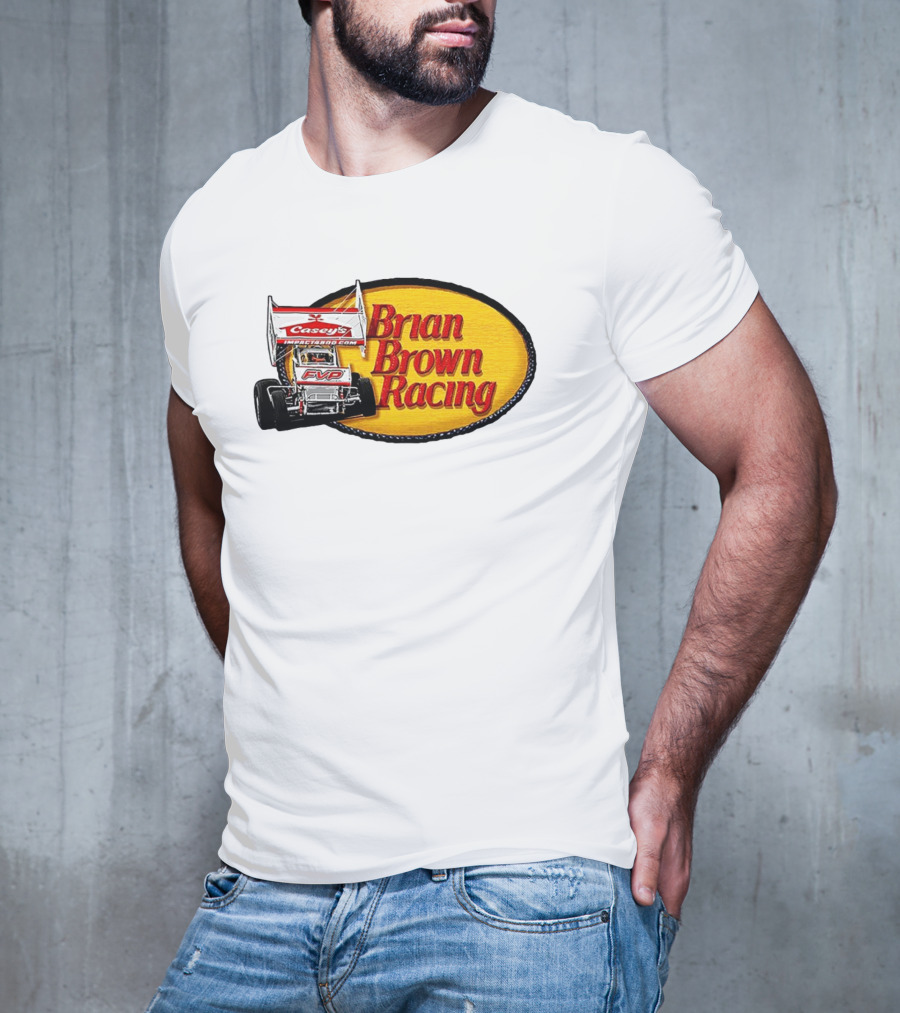 Brian Brown Racing Casey's FVP Sprint Car Racing T-Shirt