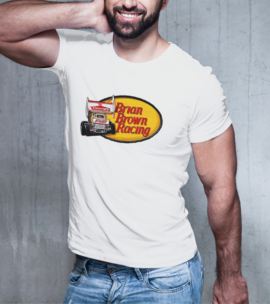 Brian Brown Racing Casey's FVP Sprint Car Racing T-Shirt