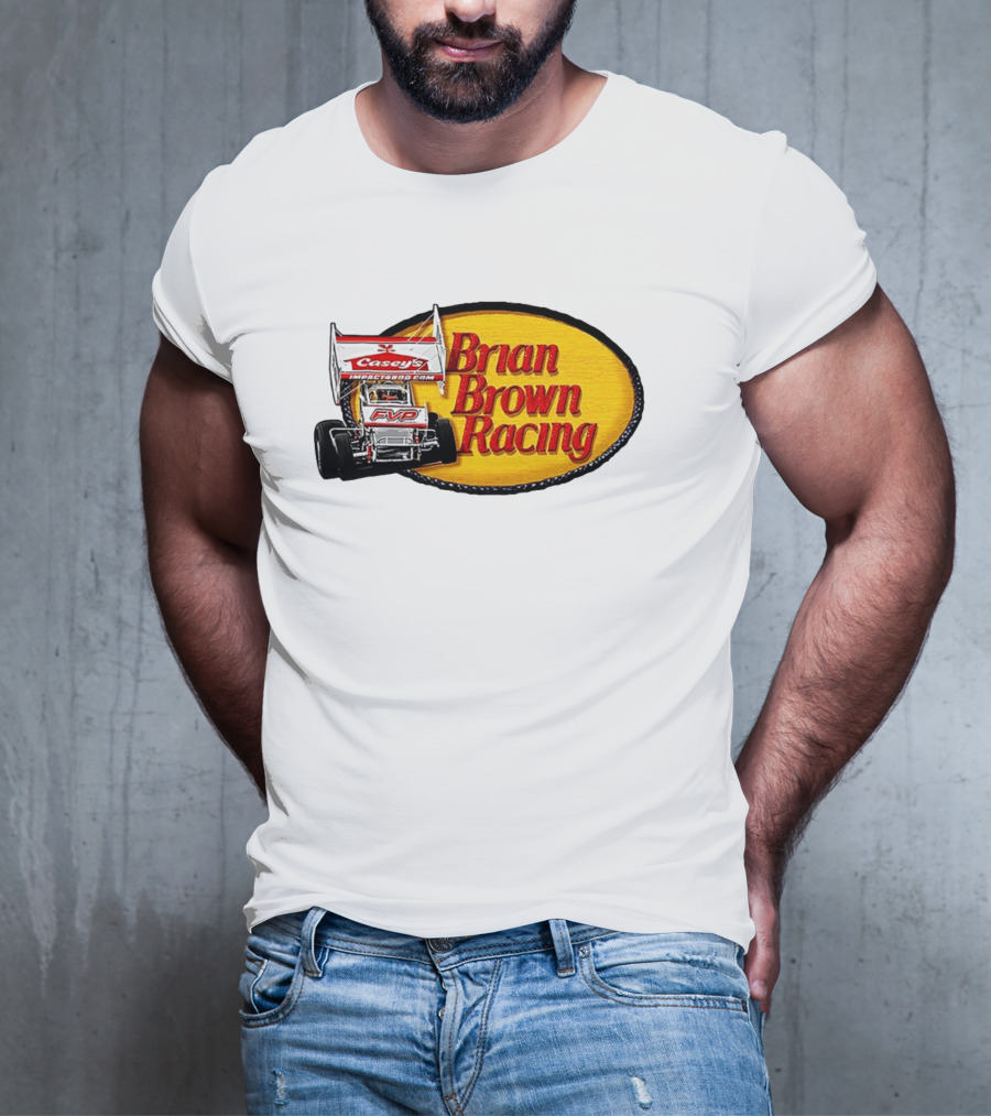 Brian Brown Racing Casey's FVP Sprint Car Racing T-Shirt