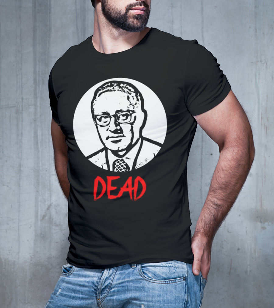Henry Kissinger Dead Black And White T-Shirt