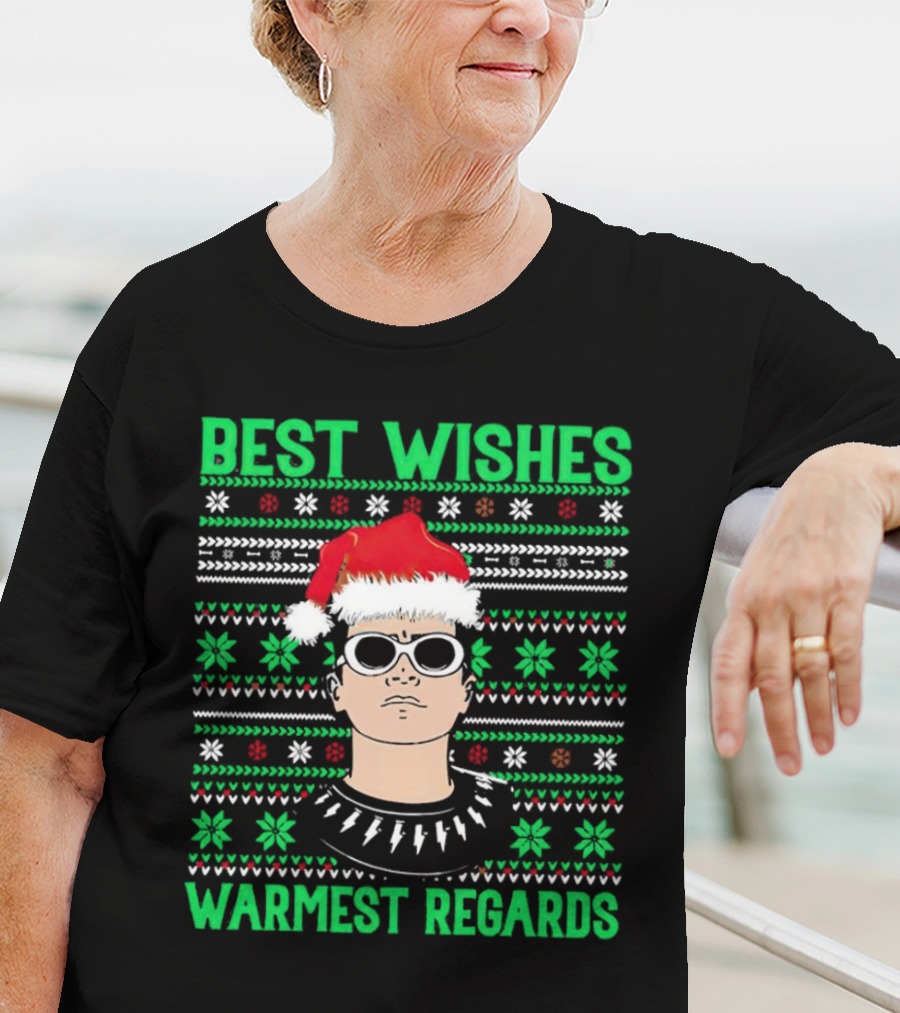 Best Wishes Warmest Regards David Rose Christmas T-Shirt