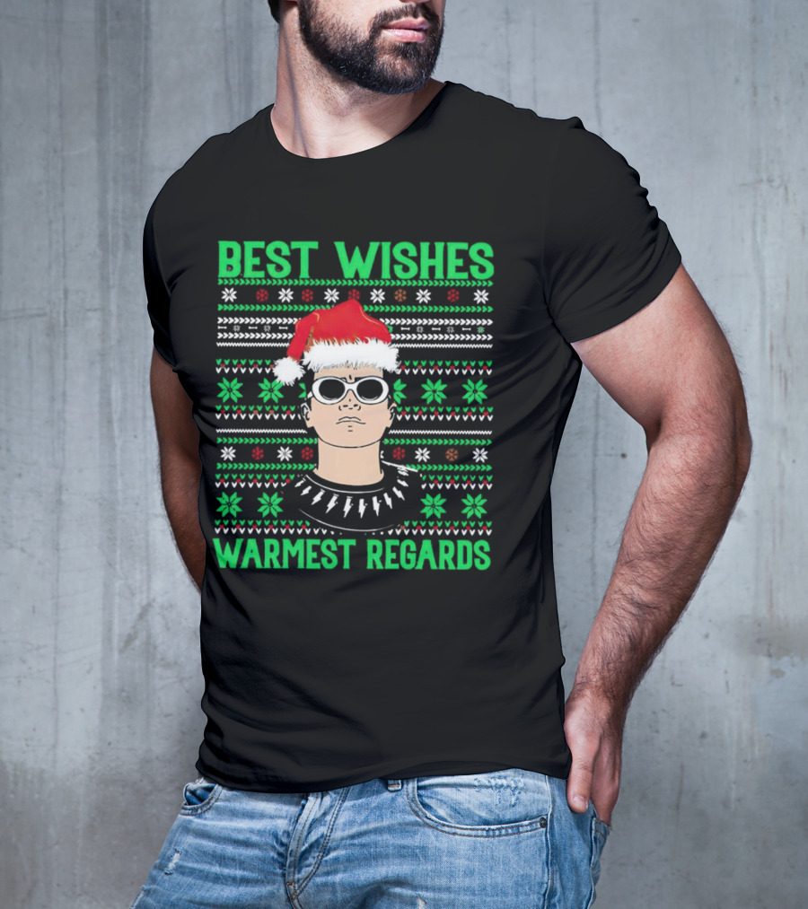 Best Wishes Warmest Regards David Rose Christmas T-Shirt