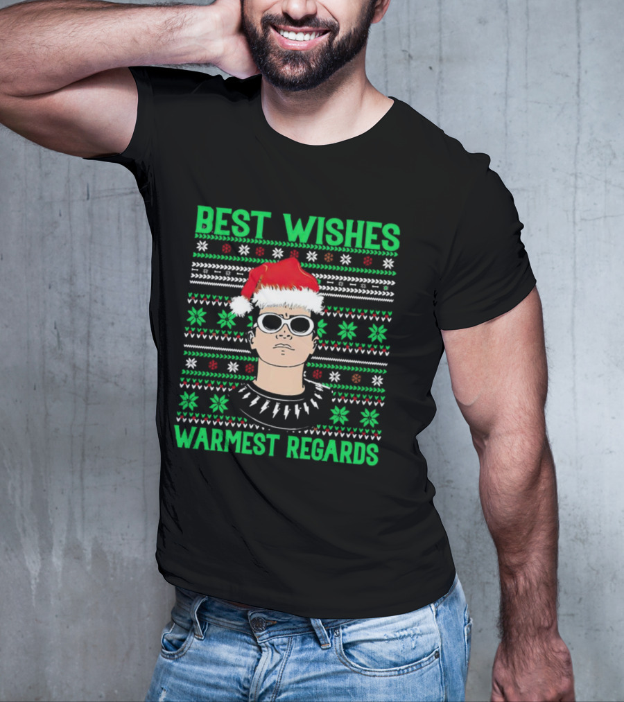 Best Wishes Warmest Regards David Rose Christmas T-Shirt