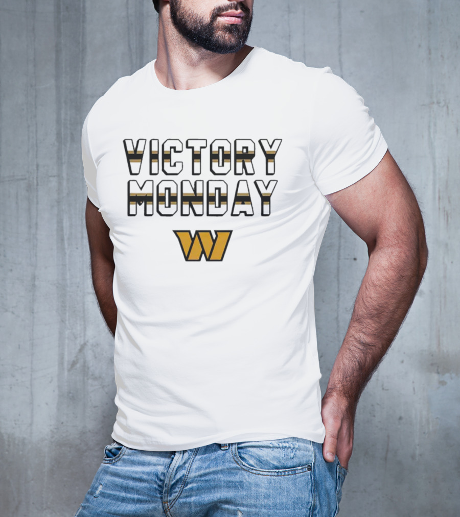 Victory Monday Washington Commanders W T-Shirt