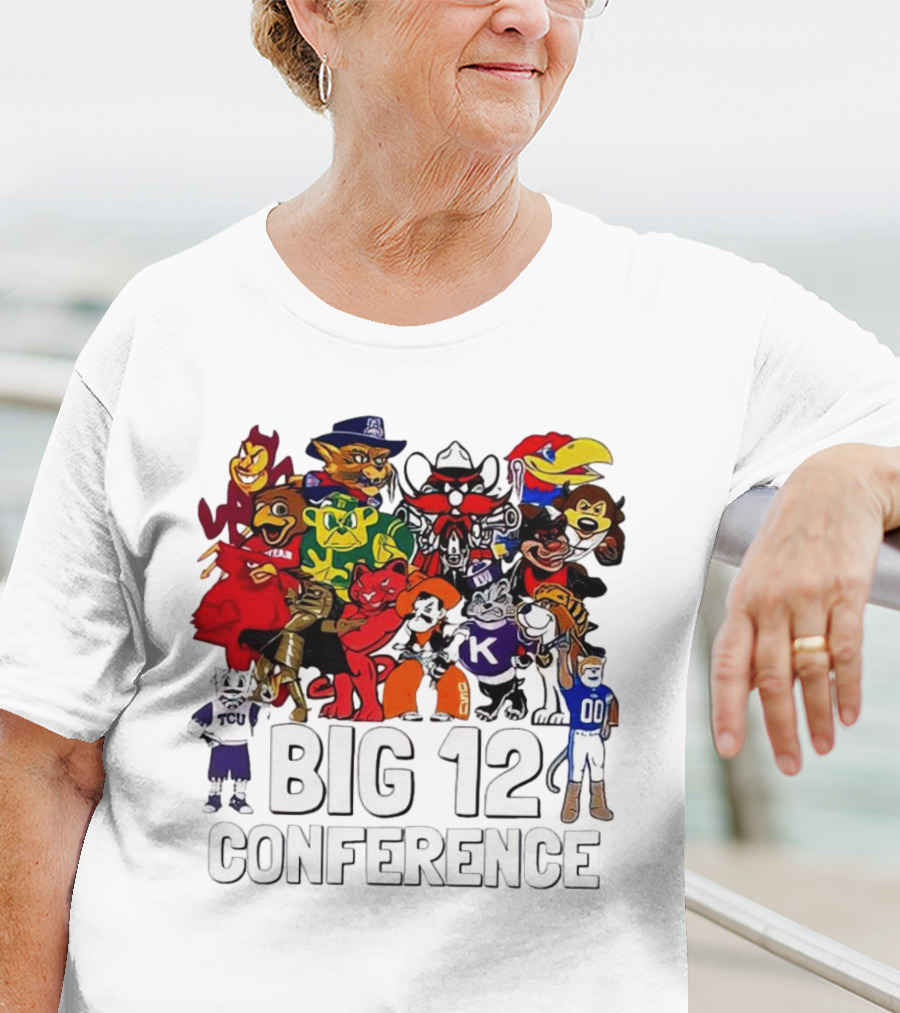 Big 12 Conference Football Mascots Collection T-Shirt