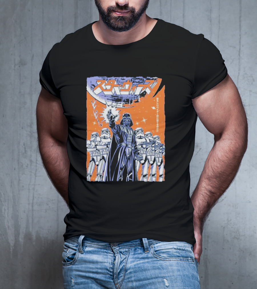 Vader Star Wars Japanese Stormtrooper Ensemble T-Shirt