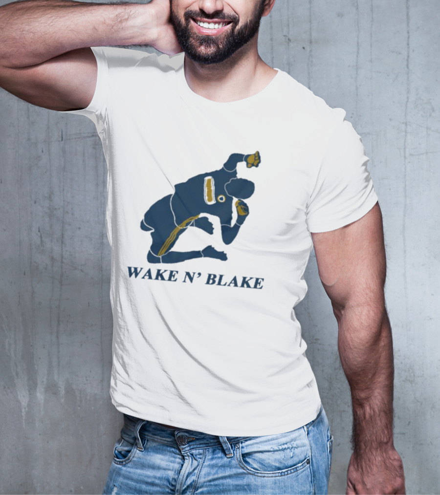 WAKE N' BLAKE Sports Jogging Exercise T-Shirt