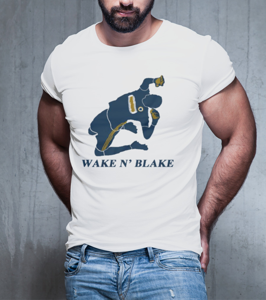 WAKE N' BLAKE Sports Jogging Exercise T-Shirt