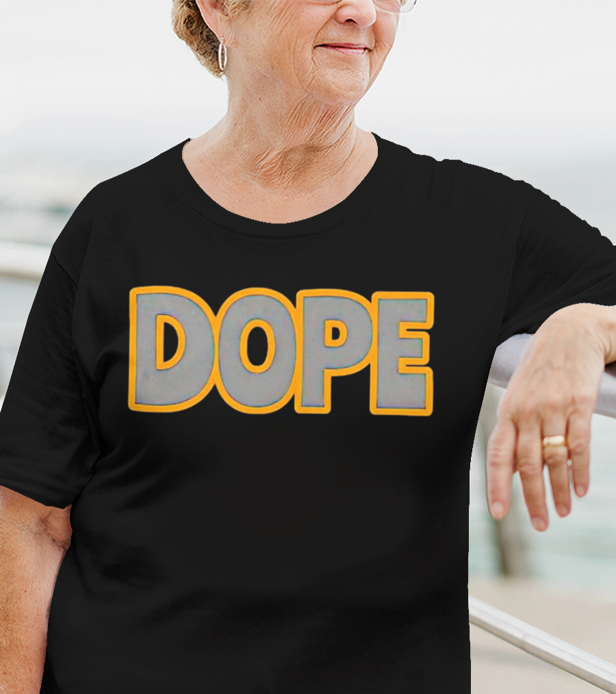 John Felix Dope Bold Yellow Outline T-Shirt