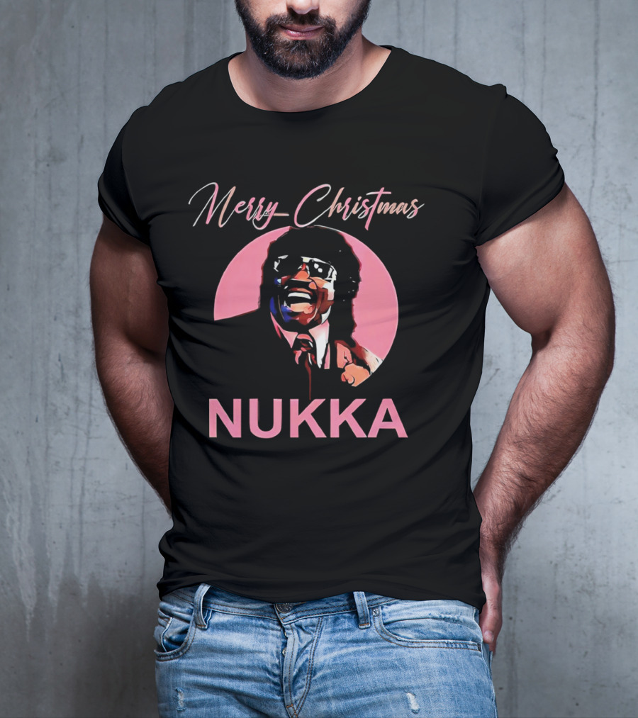 Merry Christmas Nukka Retro Holiday T-Shirt