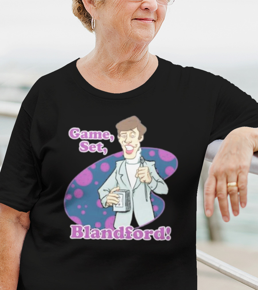 Game Set Blandford Comedy Microphone T-Shirt
