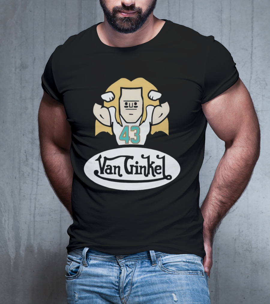 Van Ginkel 43 Cartoon Character With Muscles T-Shirt