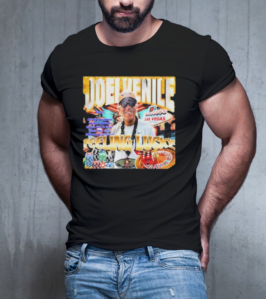 JOELVENILE FEELING LUCKY LAS VEGAS CASINO ROULETTE T-Shirt