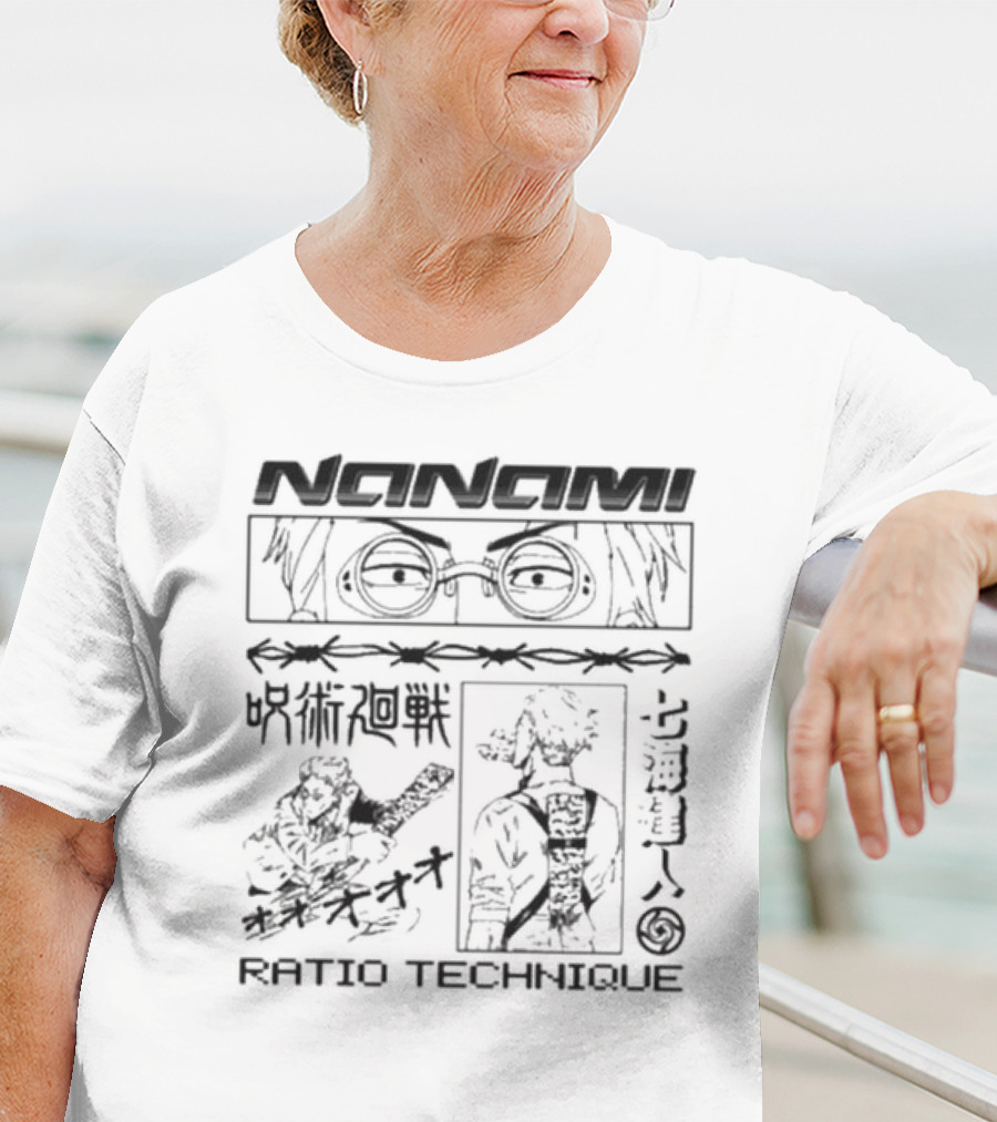 Nanami Jujutsu Kaisen Ratio Technique Manga T-Shirt