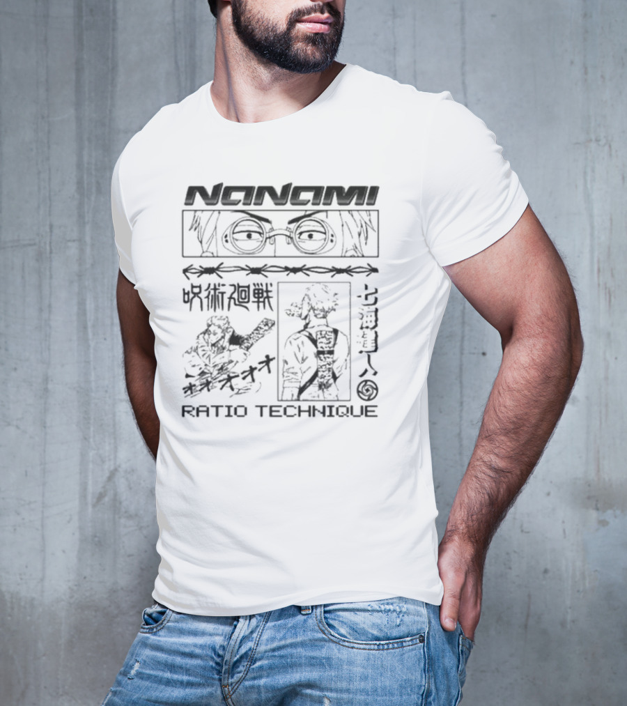 Nanami Jujutsu Kaisen Ratio Technique Manga T-Shirt