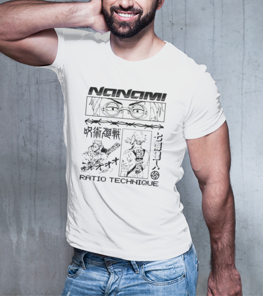Nanami Jujutsu Kaisen Ratio Technique Manga T-Shirt