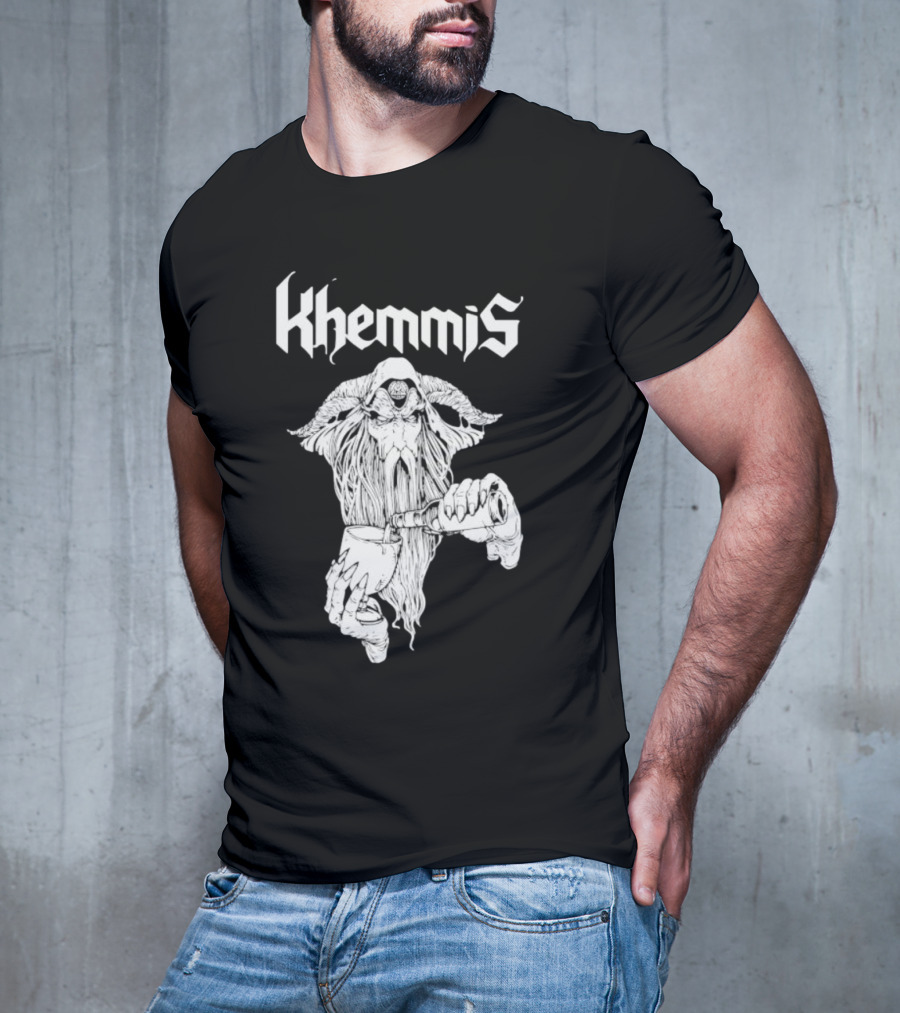 Khemmis Beer Wizard Goat-Pouring T-Shirt