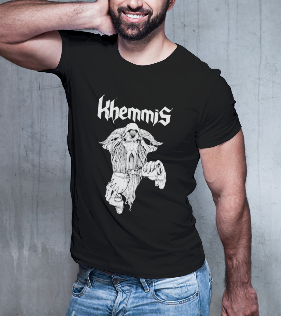 Khemmis Beer Wizard Goat-Pouring T-Shirt