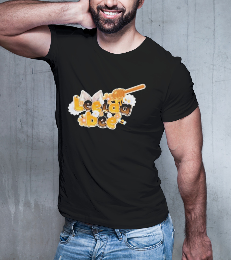Leelaabee Honey Drizzle With Ears And Flowers T-Shirt