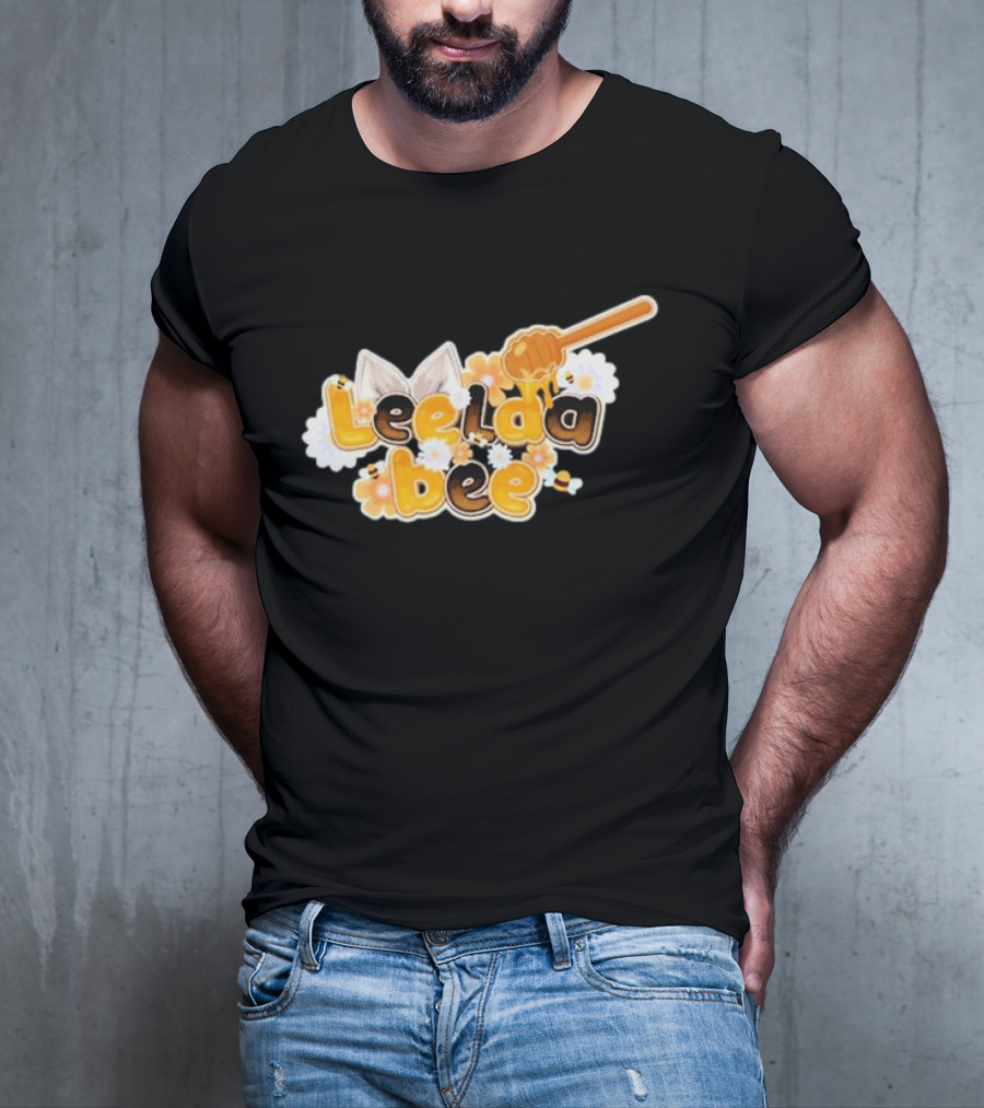 Leelaabee Honey Drizzle With Ears And Flowers T-Shirt