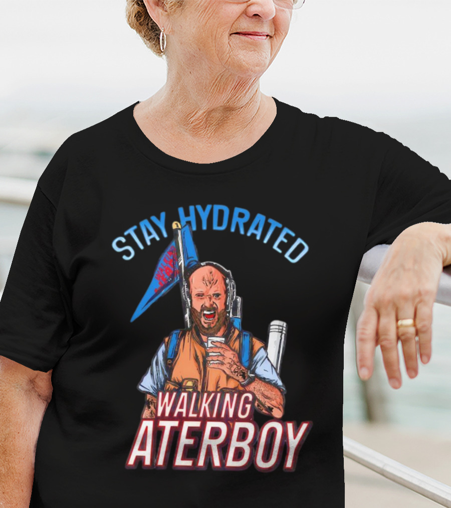 Josh Alexander Stay Hydrated Walking WaterBoy T-Shirt