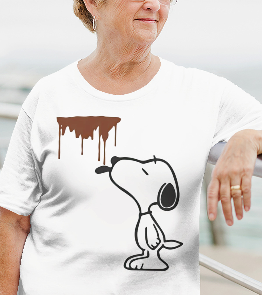 Snoopy Enjoys Dripping Coffee T-Shirt