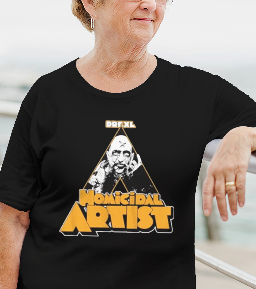 Drexl Homicidal Artist Retro Horror T-Shirt