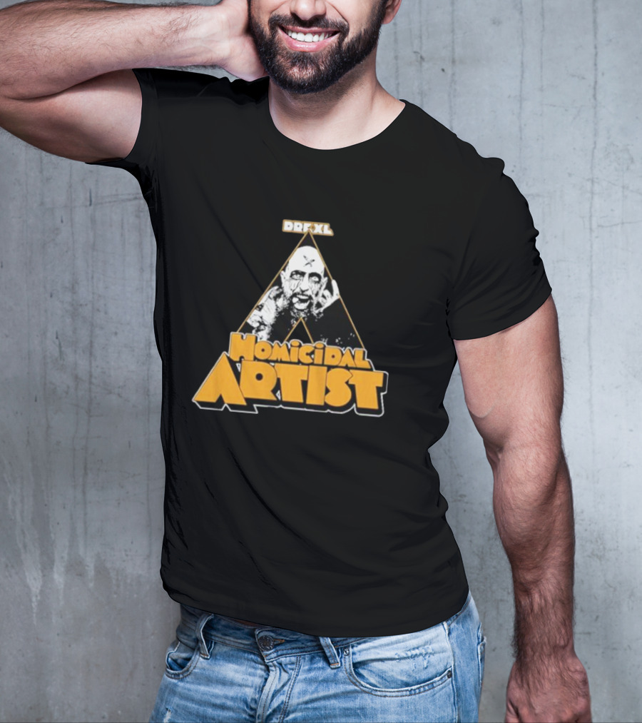 Drexl Homicidal Artist Retro Horror T-Shirt