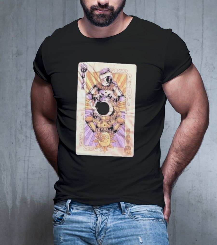 Five Nights At Freddy’s Security Breach Sun And Moon Tarot Card T-Shirt
