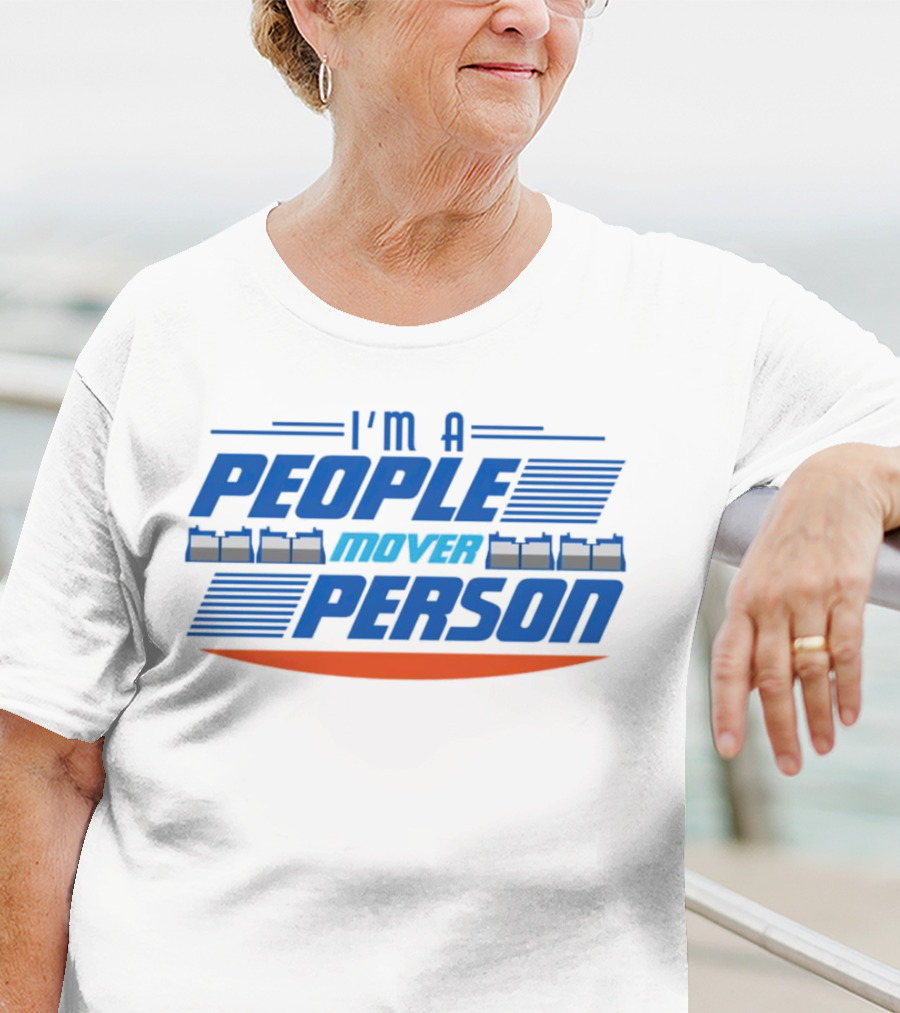 I'm A People Mover Person Retro Transit Inspired T-Shirt