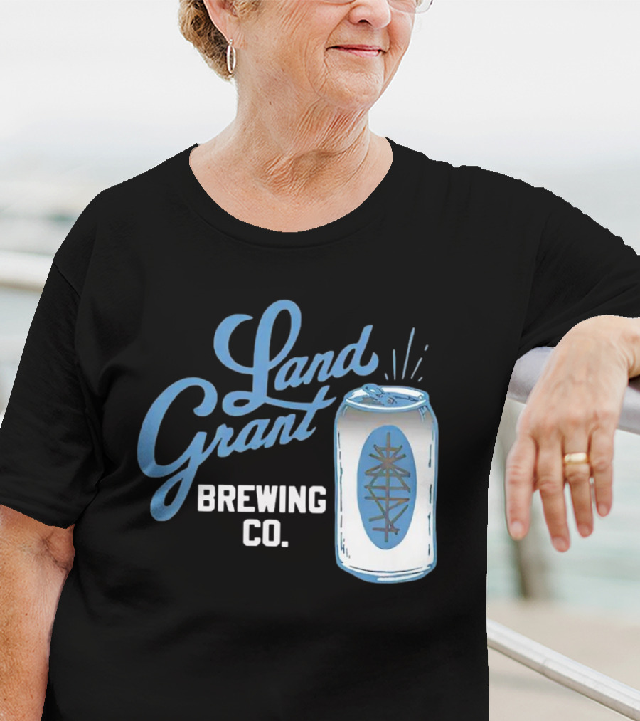 Land Grant Brewing Co Vintage Can T-Shirt