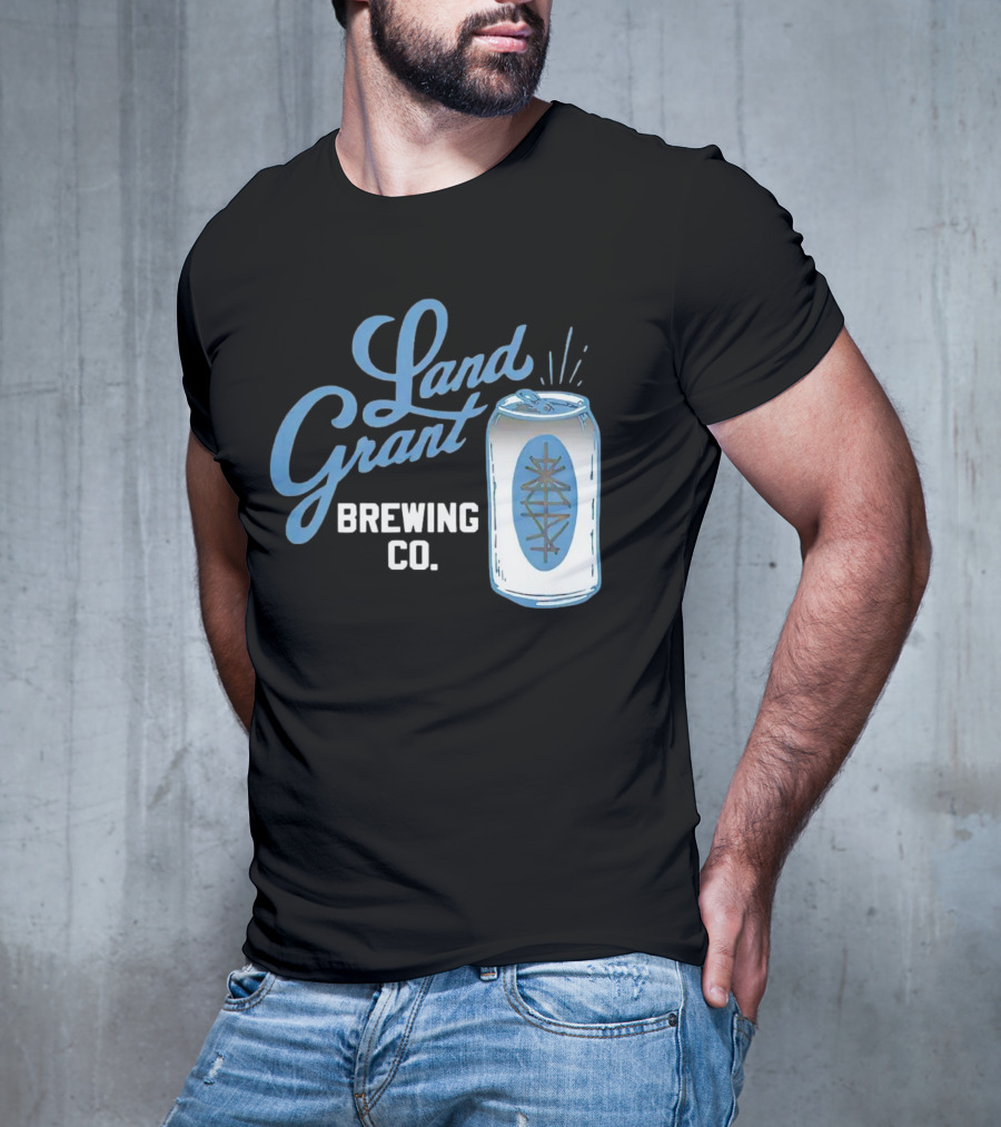 Land Grant Brewing Co Vintage Can T-Shirt