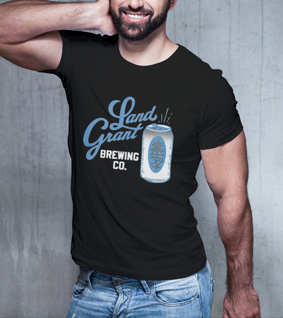 Land Grant Brewing Co Vintage Can T-Shirt