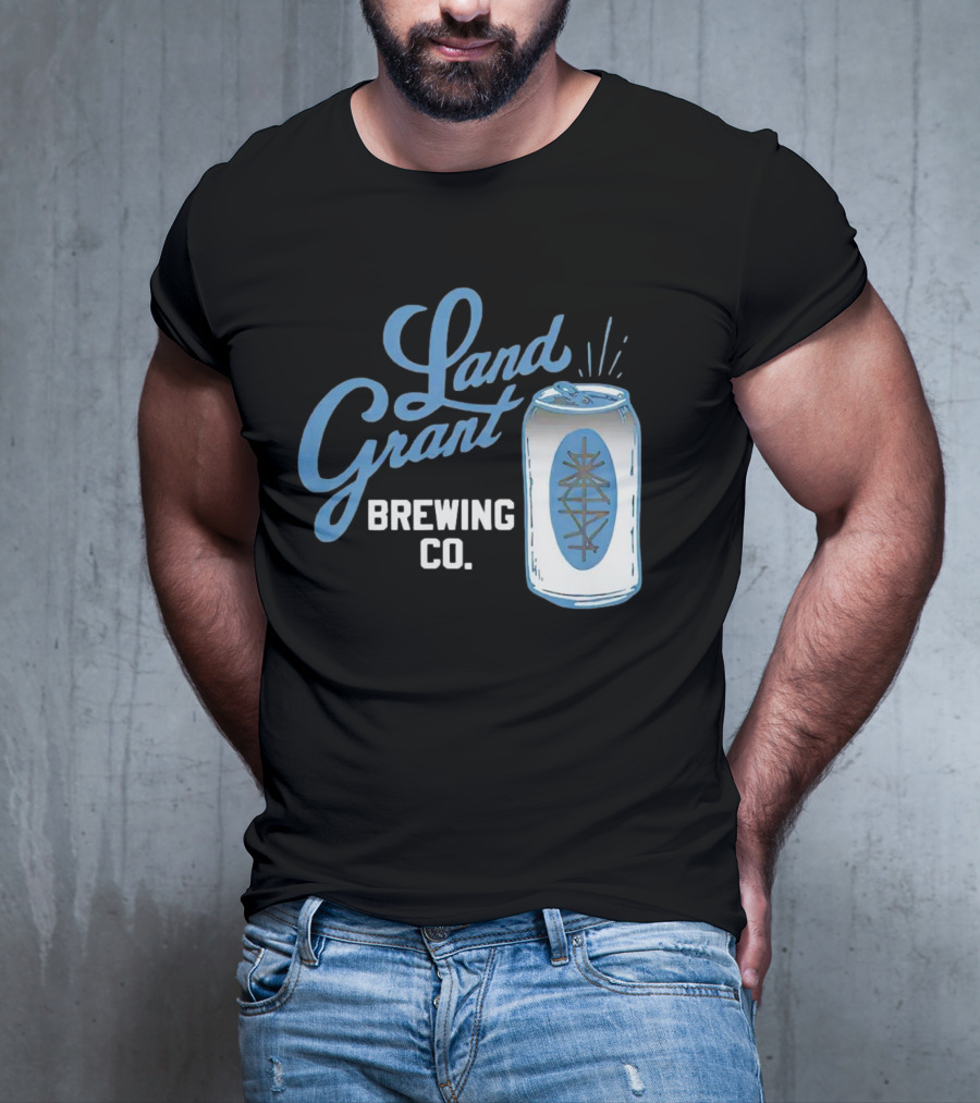 Land Grant Brewing Co Vintage Can T-Shirt