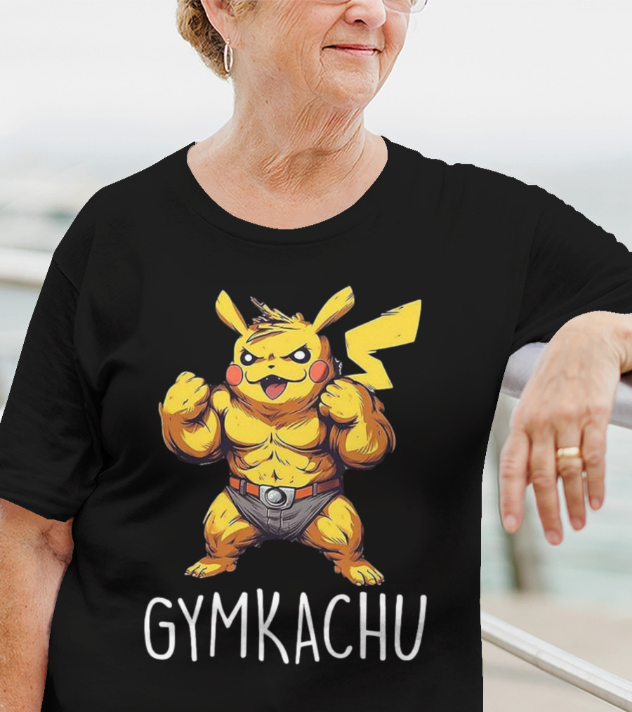 Gymkachu Buff Pikachu T-Shirt