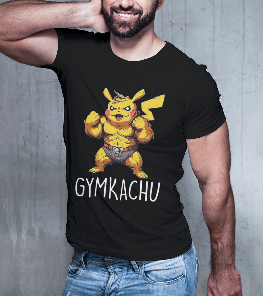 Gymkachu Buff Pikachu T-Shirt