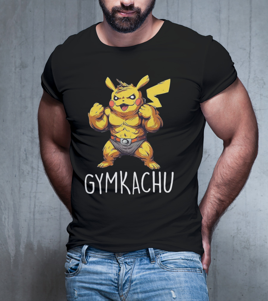 Gymkachu Buff Pikachu T-Shirt