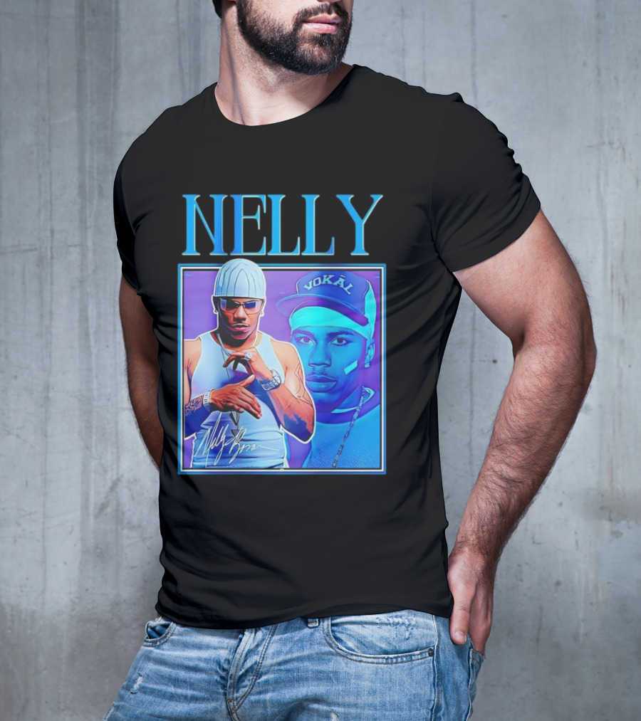 Nelly Vokal Hat And Iconic Signature T-Shirt