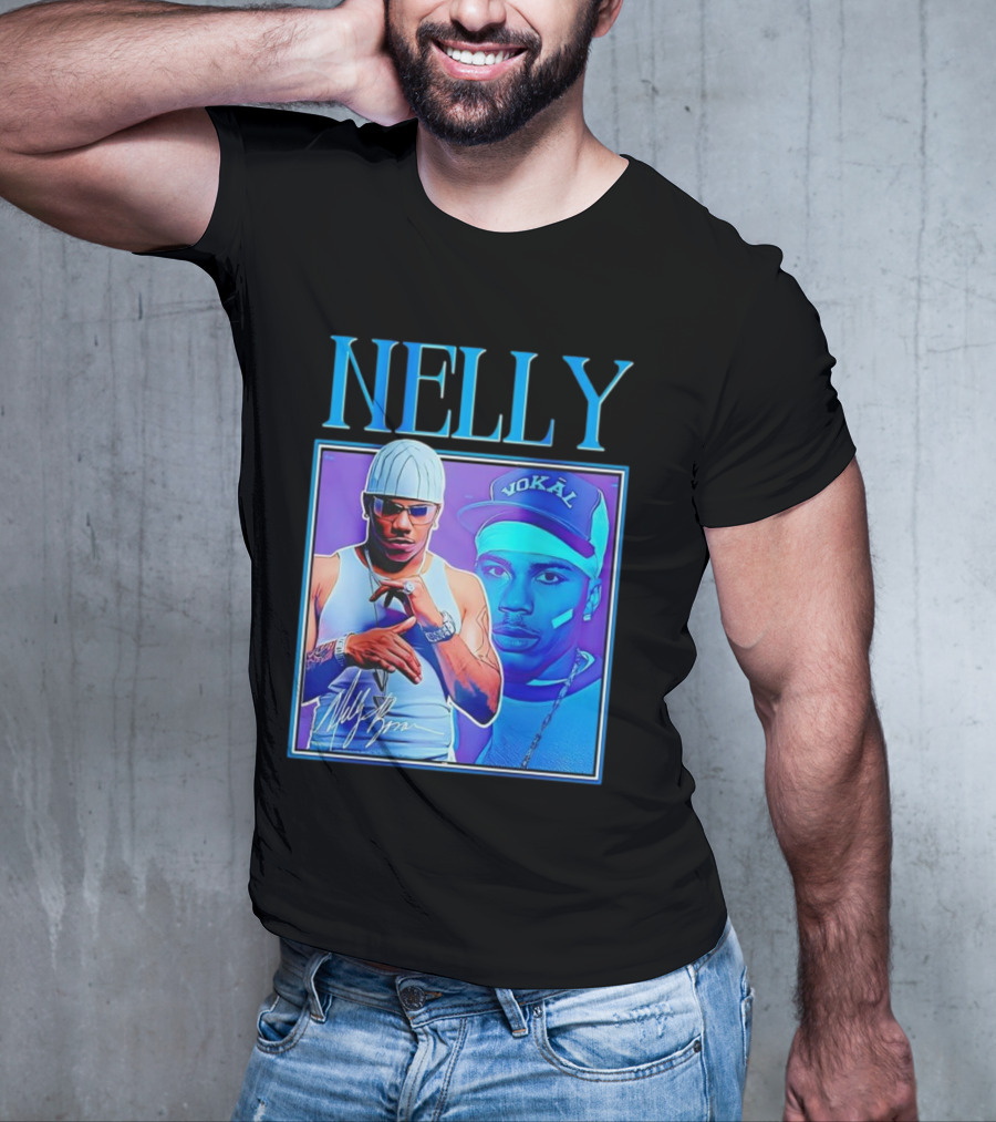 Nelly Vokal Hat And Iconic Signature T-Shirt