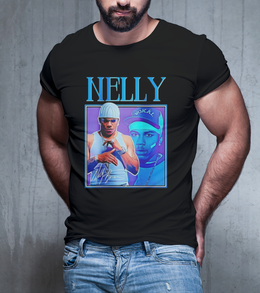 Nelly Vokal Hat And Iconic Signature T-Shirt