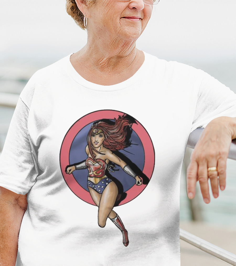Sassy Stephie Wonder Woman Superhero Sassy T-Shirt
