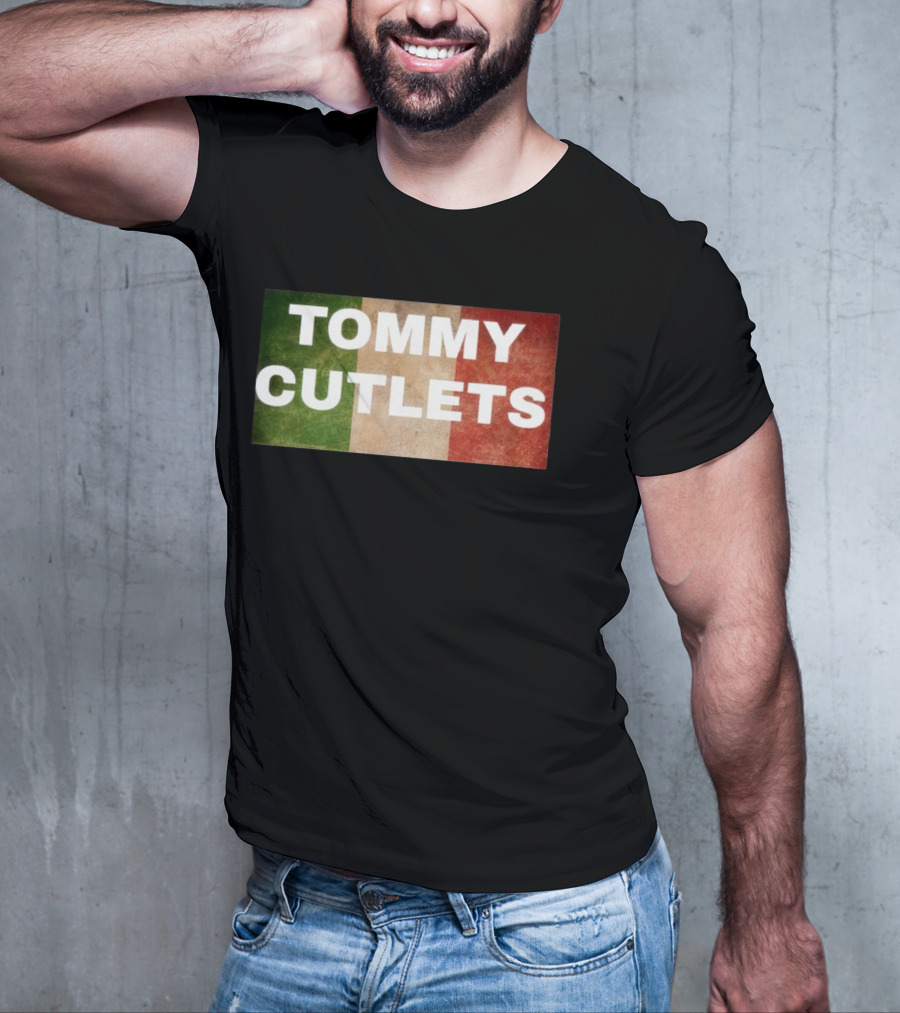 Tommy Cutlets Italian Flag Tommy Devito T-Shirt